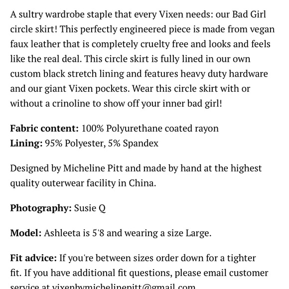 BAD GIRL SWING SKIRT - Picture 8 of 10